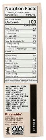 MadeGood Chocolate Chip Granola Bars, 12 Healthy Snack Bars, 0.85 oz Each
