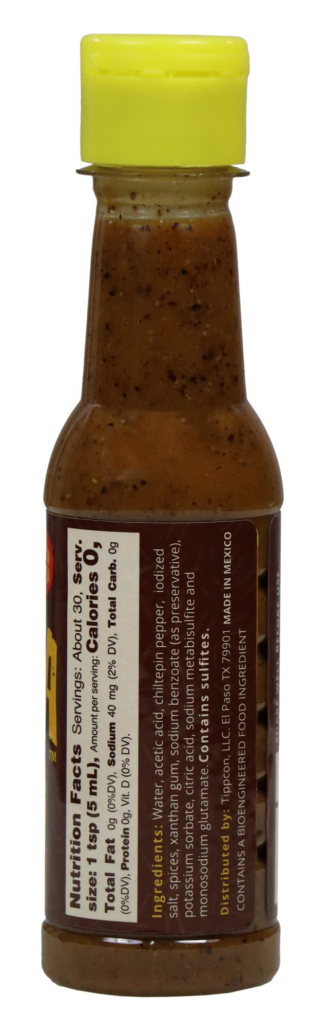 La Perrona Roasted Chiltepin Hot Sauce 5 Ounce Bottle | Tatemada Chiltepin Pepper Salsa Picante | Extra Spicy | Handmade | 3 Pack