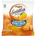 Pepperidge Farm Goldfish Whole Grain Cheddar Snack Crackers, Individual 0.75 oz Bags, Bulk Pack of 300 - School & On-the-Go Snacks
