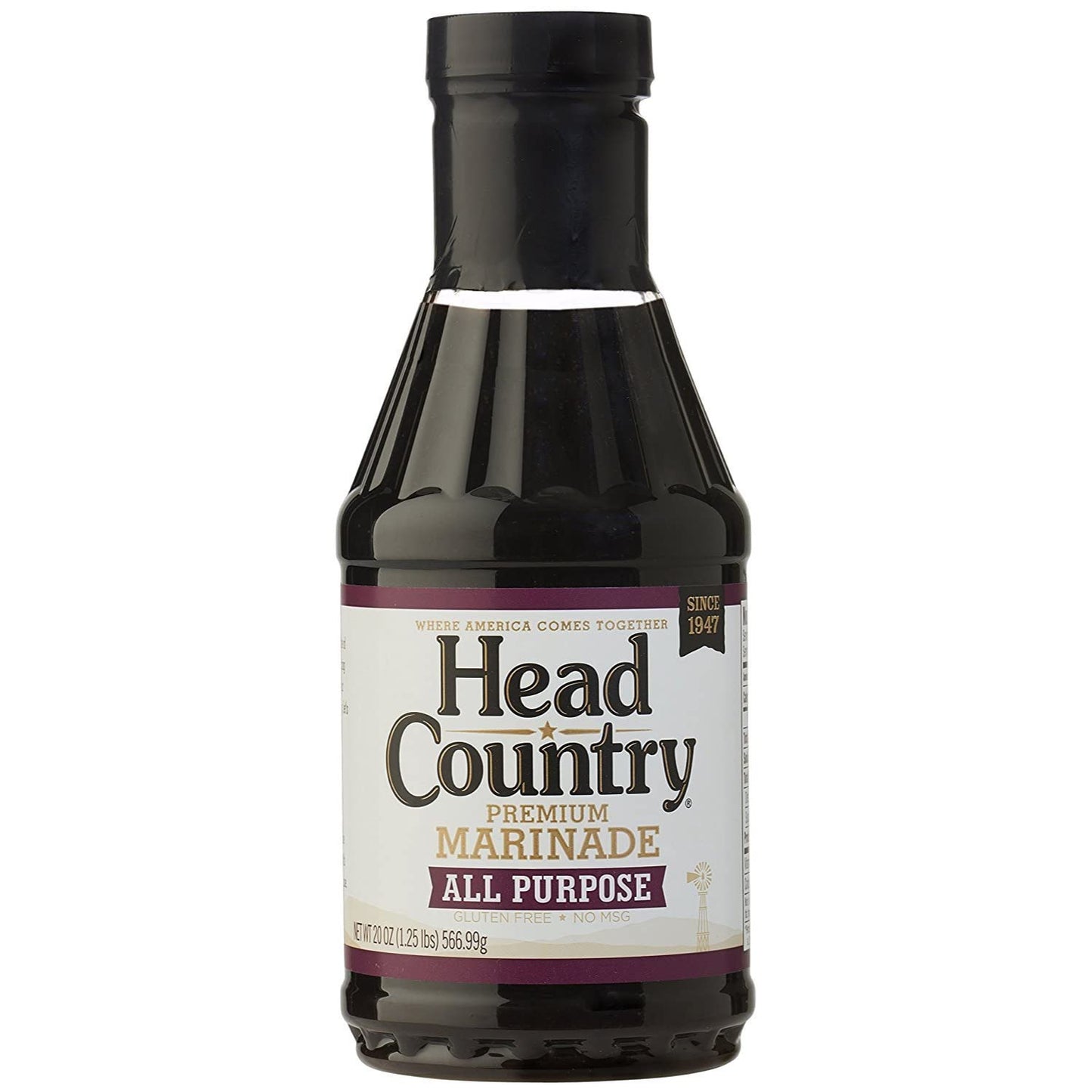 Head Country Premium BBQ Marinade | All-Purpose Marinade Sauce Great For Grilling Beef, Poultry, Wild Game & Vegetables | 20 Ounce