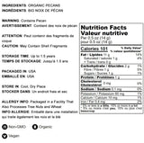 Food to Live Organic Dry Roasted Pecan Halves, 8 Ounces - Non-GMO, Unsalted Nuts, Oven Roasted, No Oil Added, Vegan, Kosher, Shelled, Bulk. Good