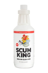 Scum King Drain Cleaner | Fast-Acting Clog Remover & Deodorizer - Liquid Sink, Shower & Garbage Disposal Unclogger | Remove Organic Scum, Hair