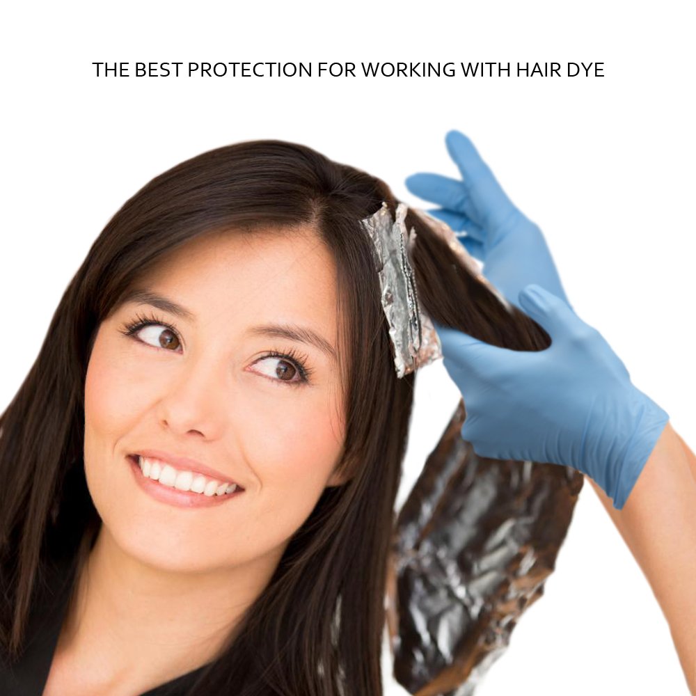 Disposable Gloves, 5 mil Thick, Tear Resistant, Latex Free, Nitrile, Powder Free, Large, 100 Count