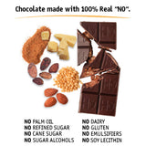 Hu Chocolate Bars | 8 Pack Almond Butter Puffed Quinoa Chocolate | Natural Organic Vegan, Gluten Free, Paleo, Non GMO, Fair Trade Dark Chocolate |