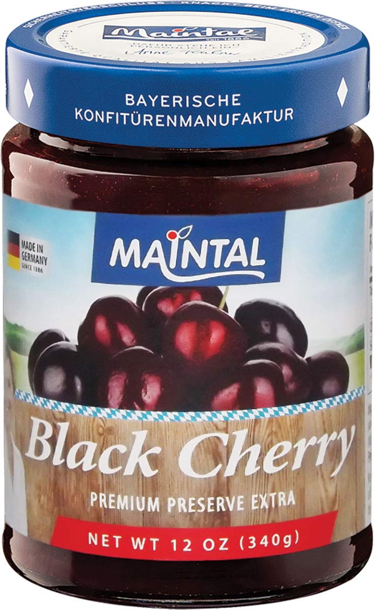 Maintal Black Cherry Premium Preserve Extra, 12 Ounce