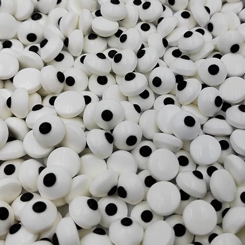 1 Bottle Candy Eyes Eyeballs - Cake Cupcake Toppers - Edible Baking Decorations for Cupcakes, Cakes, Cookies - Halloween, Christmas, Easter