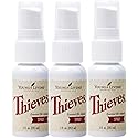 Young Living Thieves Spray | 1 oz | Portable Cleaner Spray, Formulated with Water & Alcohol, Ideal for Travel Essentials & Home; Fits in Backpack