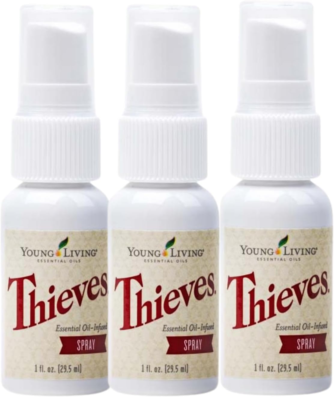 Young Living Thieves Spray | 1 oz | Portable Cleaner Spray, Formulated with Water & Alcohol, Ideal for Travel Essentials & Home; Fits in Backpack