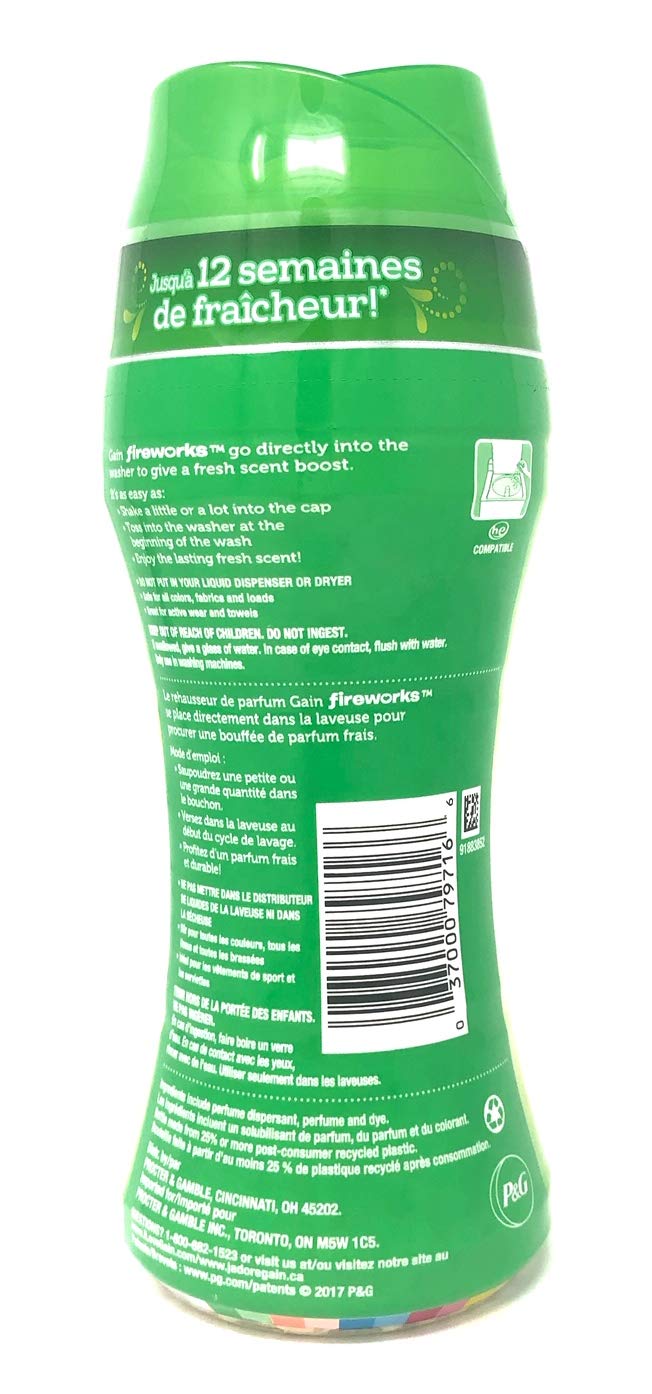 Gain Fireworks in-Wash Scent Booster Beads, Original, 7.2 oz (Pack of 2)