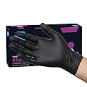 MedPride Black Nitrile Powder Free Exam Gloves, X-Large, 100