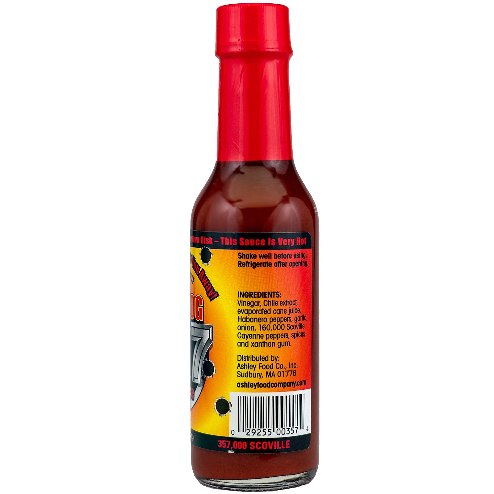 Mad Dog 357 Hot Sauce, 357,000 Scoville, 5 oz