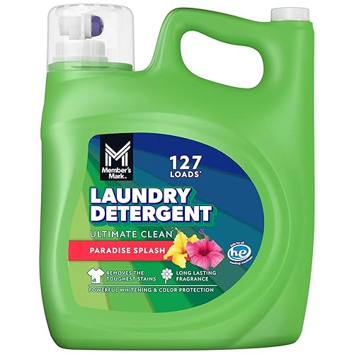 Member's Mark Liquid Laundry Detergent, Paradise Splash, 196 Fl Oz (127 Loads)