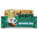 Bobo's Coconut Almond Chocolate Chip Oat Bars, Simple Ingredients, Whole Grain Oats, Plant Based, Gluten Free Breakfast Bars, Non-GMO, Healthy Snacks