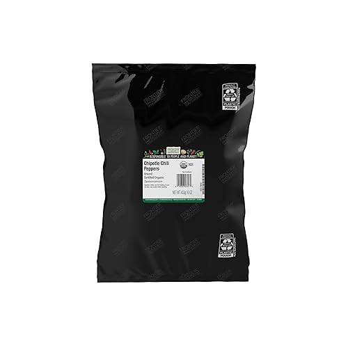 Frontier Co-op Ground Chipotle, 1-Pound Bulk, Dried Smoked Peppers, Rich Aroma, Smokey & Earthy For Southwest & Mexican Foods