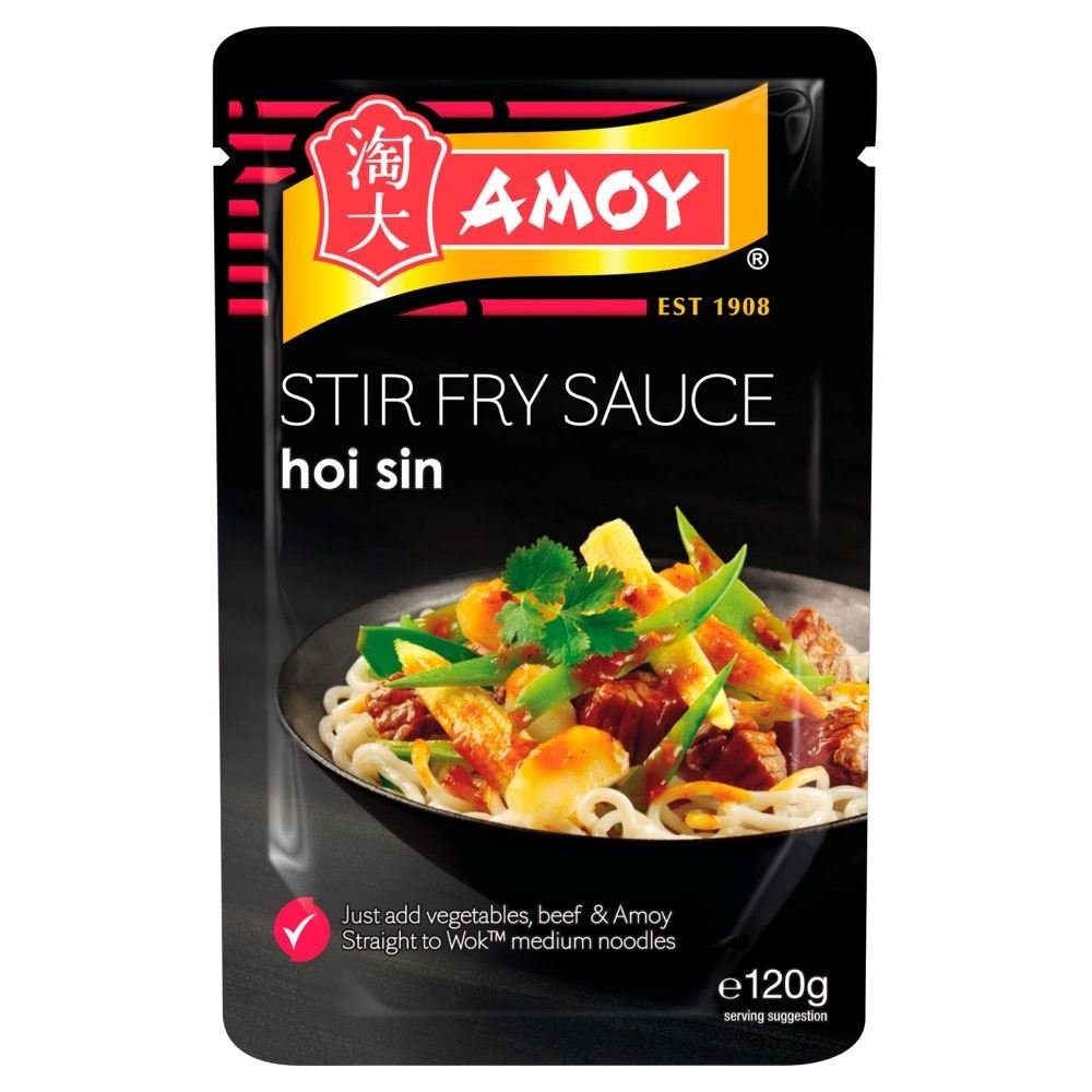 Amoy Straight to Wok Rich Hoi Sin Stir Fry Sauce (120g) - Pack of 6