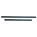 Unger RT30 ErgoTec Replacement Squeegee Blades, 12-Inch Wide, Black Rubber, Soft, 12/Pack (UNGRT30)