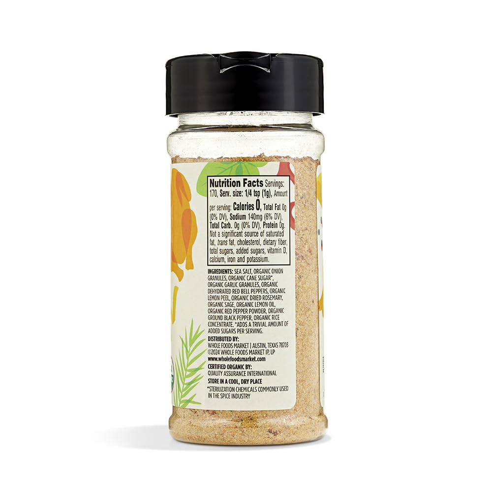 365 by Whole Foods Market, Organic Chicken Spice Rub, 6 Ounce