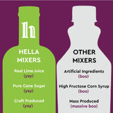 Hella Cocktail Co., Bitters Habanero Margarita Mixer, 750ml - All-Natural Habanero Margarita Mixer