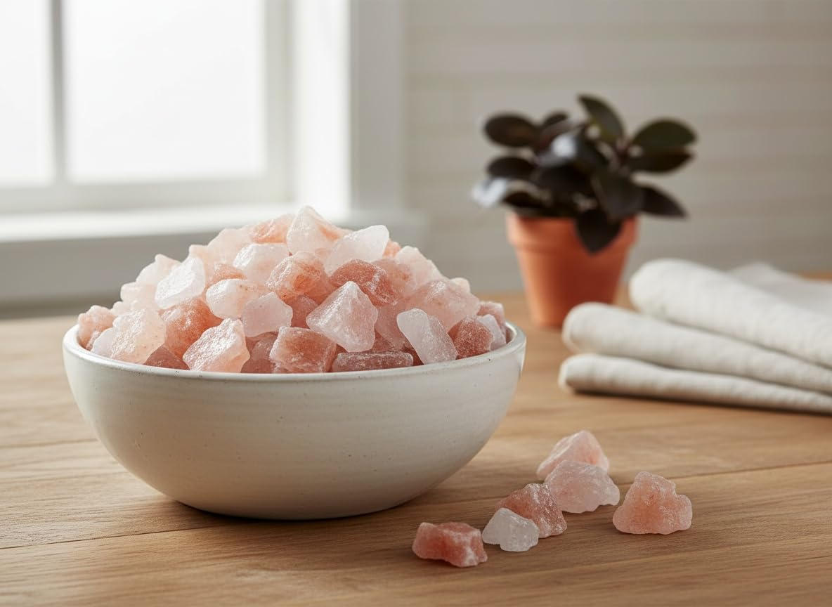 Himalayan Pink Salt Chunks - 1-3 Inch Natural Food Grade Salt Rocks for Sole Water & Mineral Use - Raw Crystal Salt Pieces