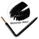 YISHARRY LI Dryer Vent Cleaner Kit Brush-2 Pack Clothes Lint Trap 30 Inch Long Flexible Pipe Refrigerator Coil Brush