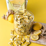 Prince of Peace Ginger Chews With Lemon, 1 lb. - Candied Natural Candy
