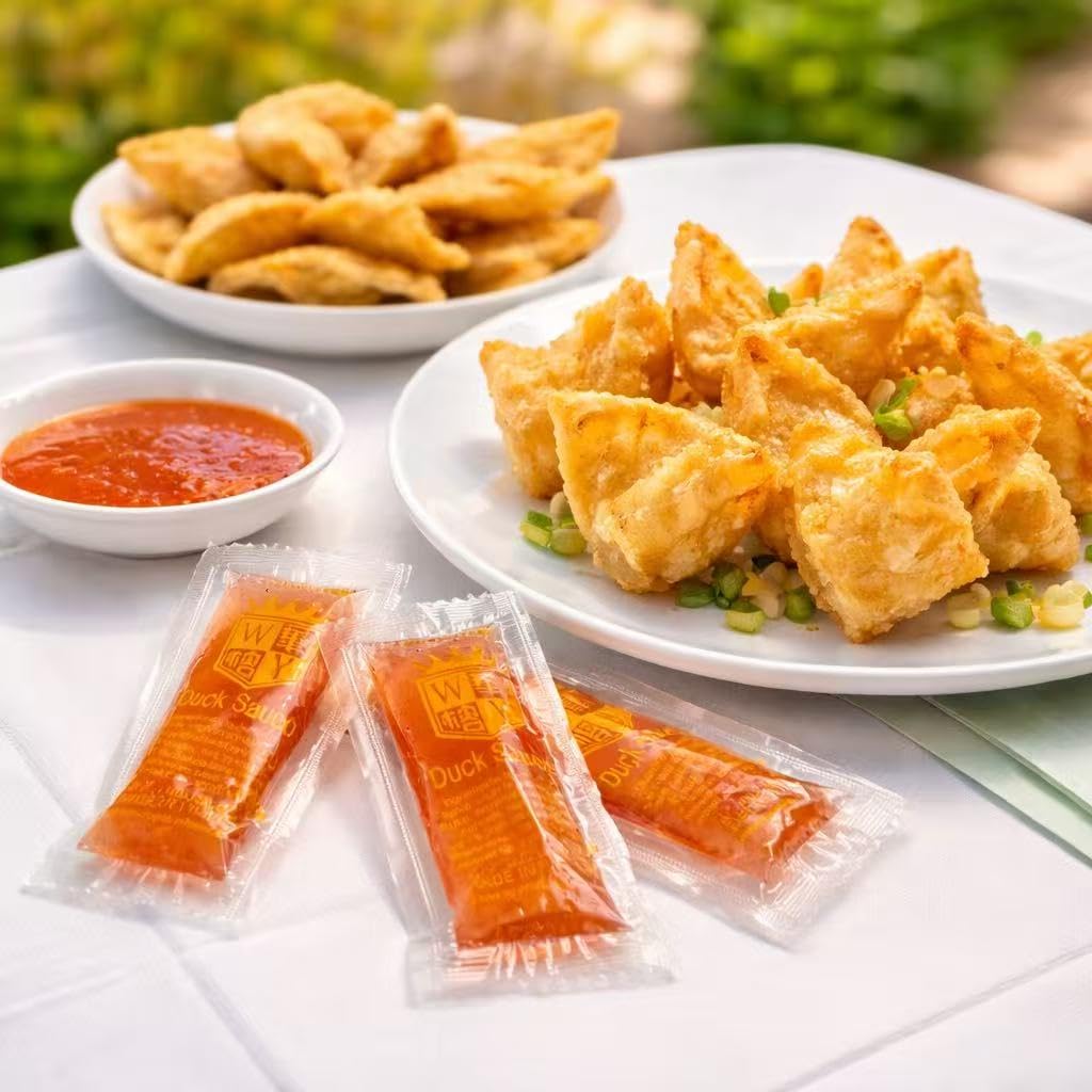 Duck Sauce Packets, 50 Count, Authentic Chinese Takeout Sweet & Sour Sauce