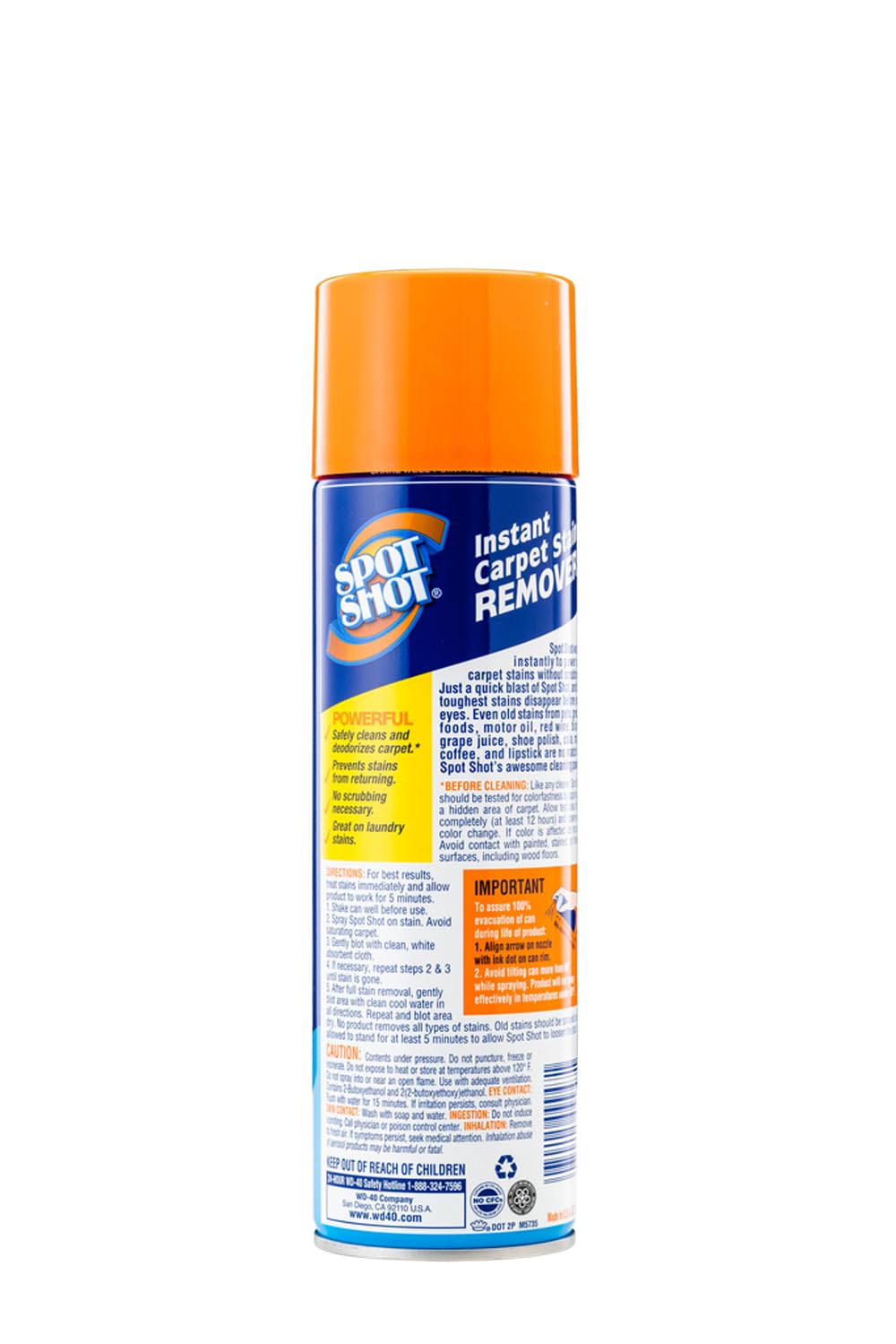 Spot Shot Instant Carpet Stain Remover, 16 OZ [3-PACK]