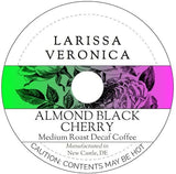 Almond Black Cherry Medium Roast Decaf Coffee (Single Serve K-Cup Pods) (Gourmet, Naturally Flavored, Whole Coffee Beans) (12 pods, ZIN: 576457)