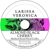 Almond Black Cherry Medium Roast Decaf Coffee (Single Serve K-Cup Pods) (Gourmet, Naturally Flavored, Whole Coffee Beans) (12 pods, ZIN: 576457)