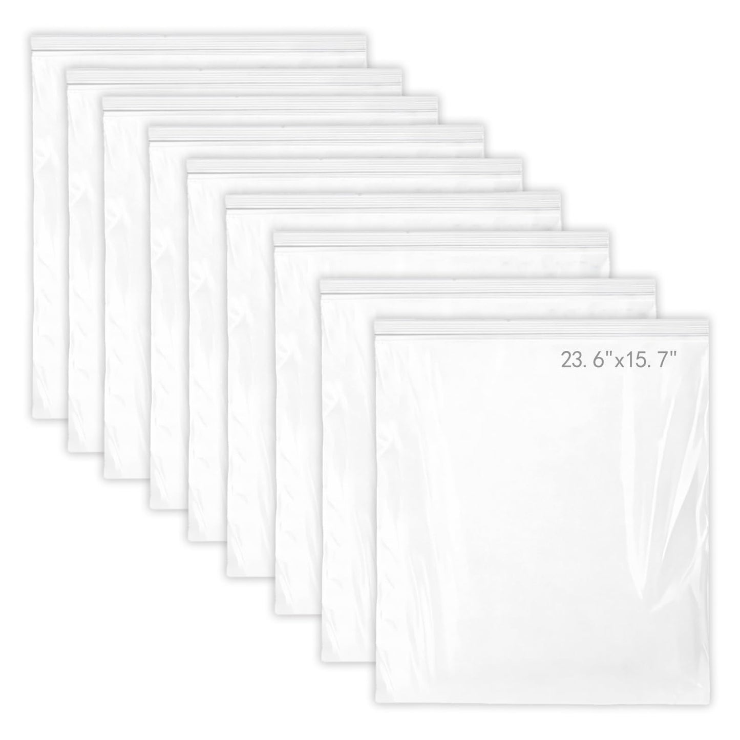 Giznity Oven Rack Cleaning Bags, Heavy Duty No Scrub Reusable Leakproof PE Soaking Bags, No Mess, For Grill Grates & BBQ Grills, 40 x 60 cm (15.7 x