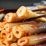 Fresh Hand Peeled Bamboo Shoots - 3 Packs 660g,Pickled Pepper Crispy Bamboo Shoots,Fresh Mountain Pepper Bamboo Shoots,Spicy Chinese Snack,Spicy