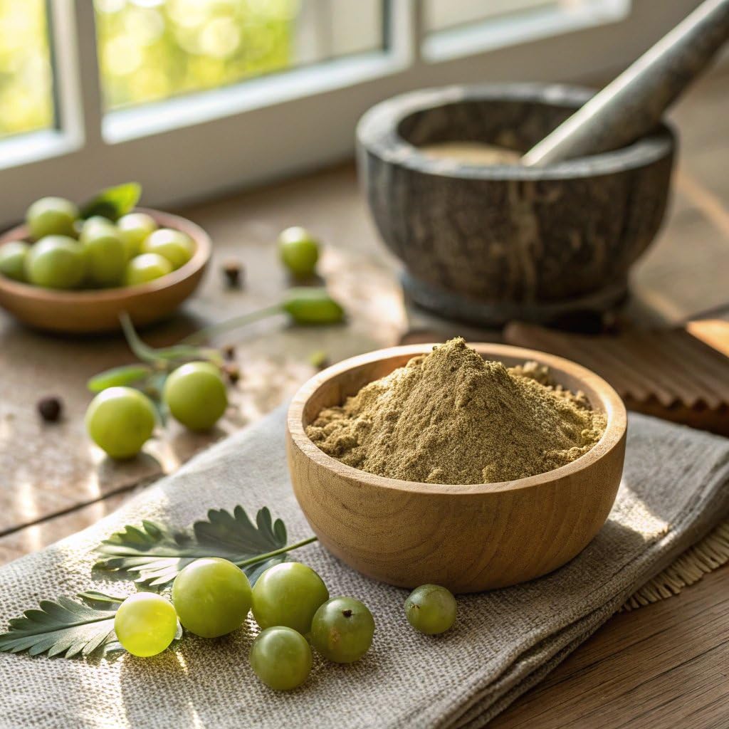 Organic Amla Powder - 1.1 lbs or 17.54oz | Amalaki, USDA Organics, Non-GMO, Kosher, Halal - 100% Raw and Natural, by SHOPOSR