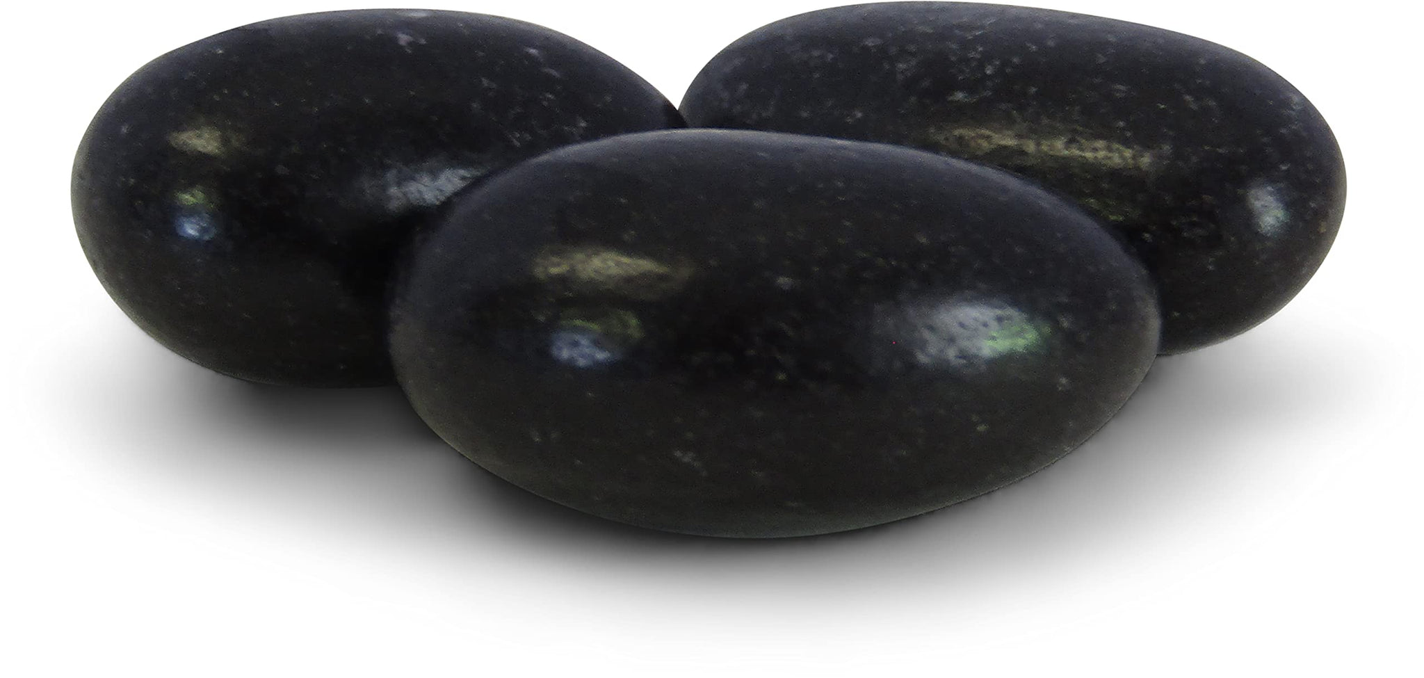 Black Jordan Almonds by Its Delish, 3 LBS Bulk | Sugared Almond Nut with Sweet Hard Candy Coating - Bulk Wedding Favors, Bridal and Baby Showers