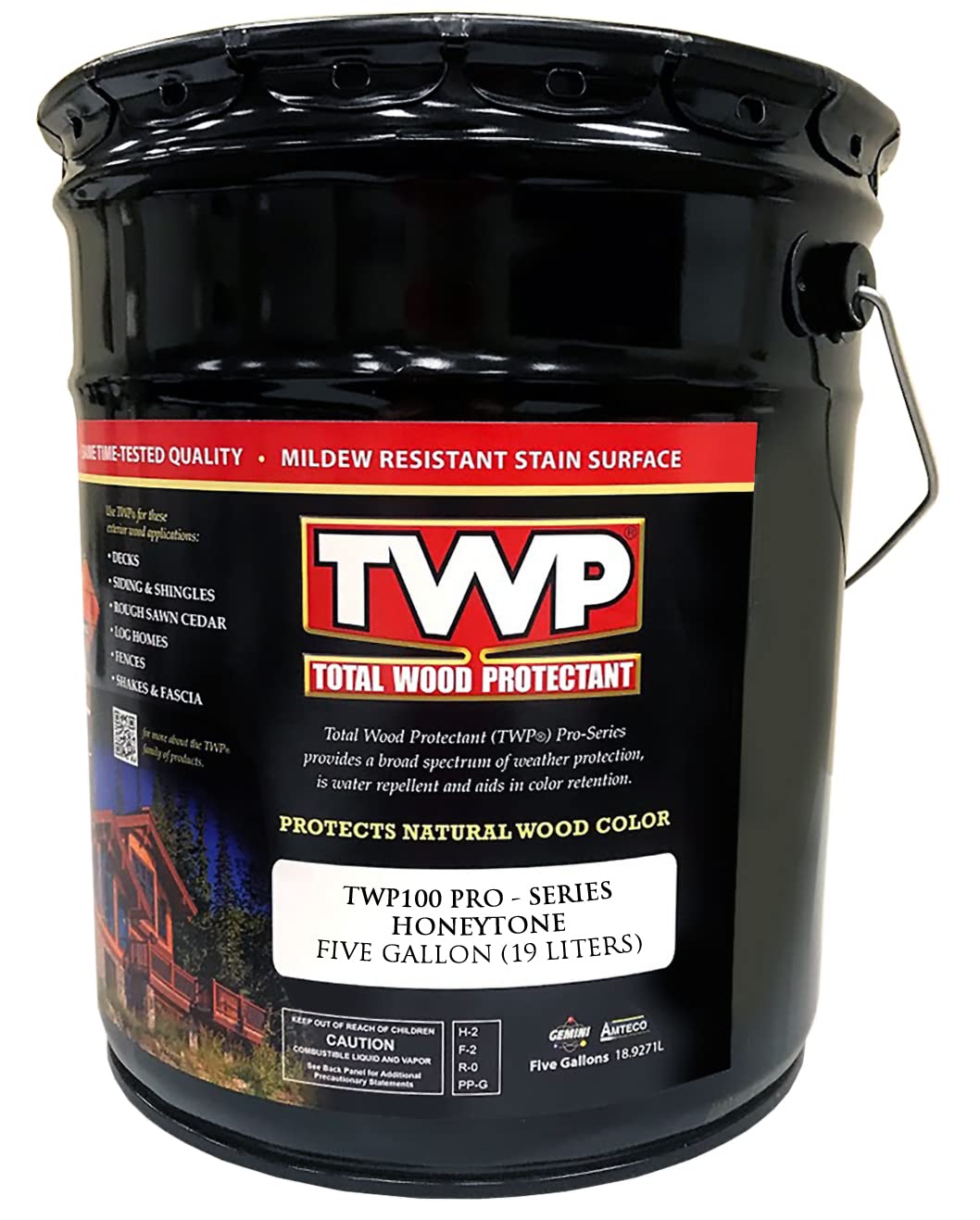 AMTECO TWP-115-5 5 Gallon Honeytone Extention Stain
