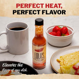 Lola's Fine Hot Sauce Trinidad Scorpion | All-Natural, Low Sodium, Gluten-Free, Keto | Made with Red Jalapeños, Trinidad Scorpion Peppers, Garlic
