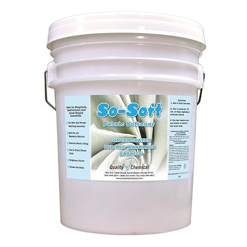 Quality Chemical So Soft Fabric Softener - All Fabric Softener - Liquid - Controls Static Cling, No Stiffening and Fraying - Laundry Softener for Soft