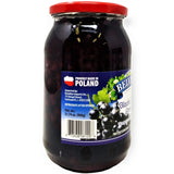 Belveder Blackcurrant Compote, No Preservatives Added, Non-GMO, Gluten Free and Vegan 31.74 Oz Pack of 1