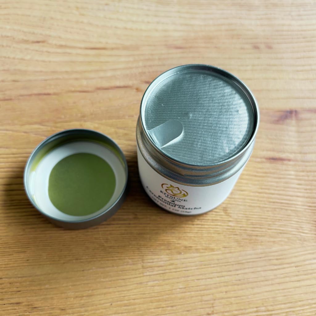 Kitsune Matcha Premium Ceremonial Grade Matcha Green Tea Powder - Authentic Japanese First Harvest from Yame region 1 oz / 28 g