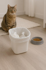 Small Trash Bags - 16x14 Inches, 1 Mil Thick, 100 Count - Durable Leak-Proof Mini Garbage Bags, 5 Gallon Capacity