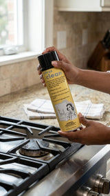 Fred's Citrus Clean Natural Orange Degreaser Spray - Heavy Duty Kitchen Cleaner for Stoves, Grills, Stainless Steel & Multi-Surface - Foaming Formula