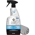 Stone Care International Quartz Cleaner and Polish - 24 Ounce with Microfiber Cloth - Clean and Shine Your Quartz Countertops Islands and Stone