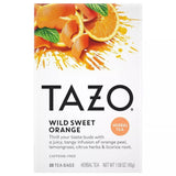 Tazo Wild Sweet Orange Herbal Tea, 20 Count Box 1.58oz (Pack of 3)