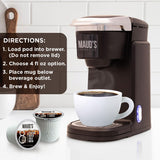 Maud's Cold Brew Dark Roast Coffee Pods, 18 ct, Single Serve Pods - 100% Arabica Coffee, Compatible with Keurig K Cups Maker