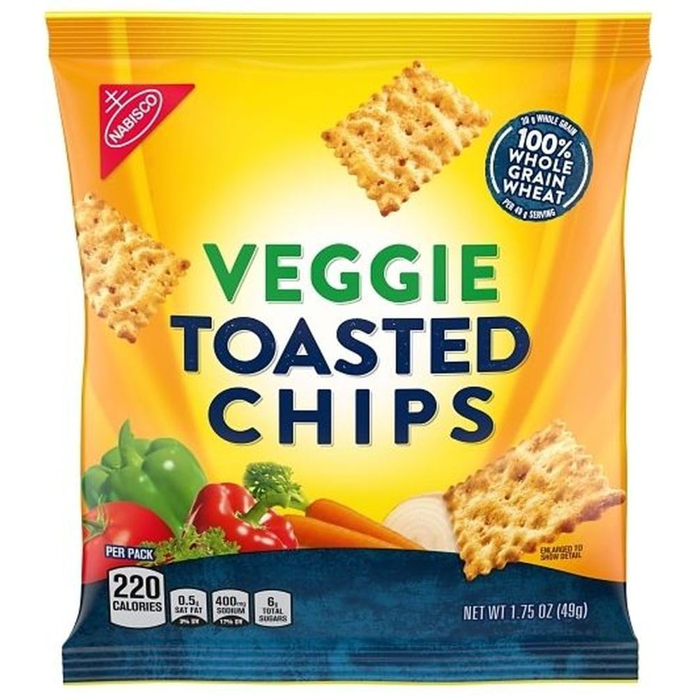 Wheat Thins Veggie Toasted Chip - 1.75 oz. bag, 60 per case