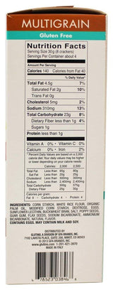 Glutino Cracker Multigrn Gf Wf