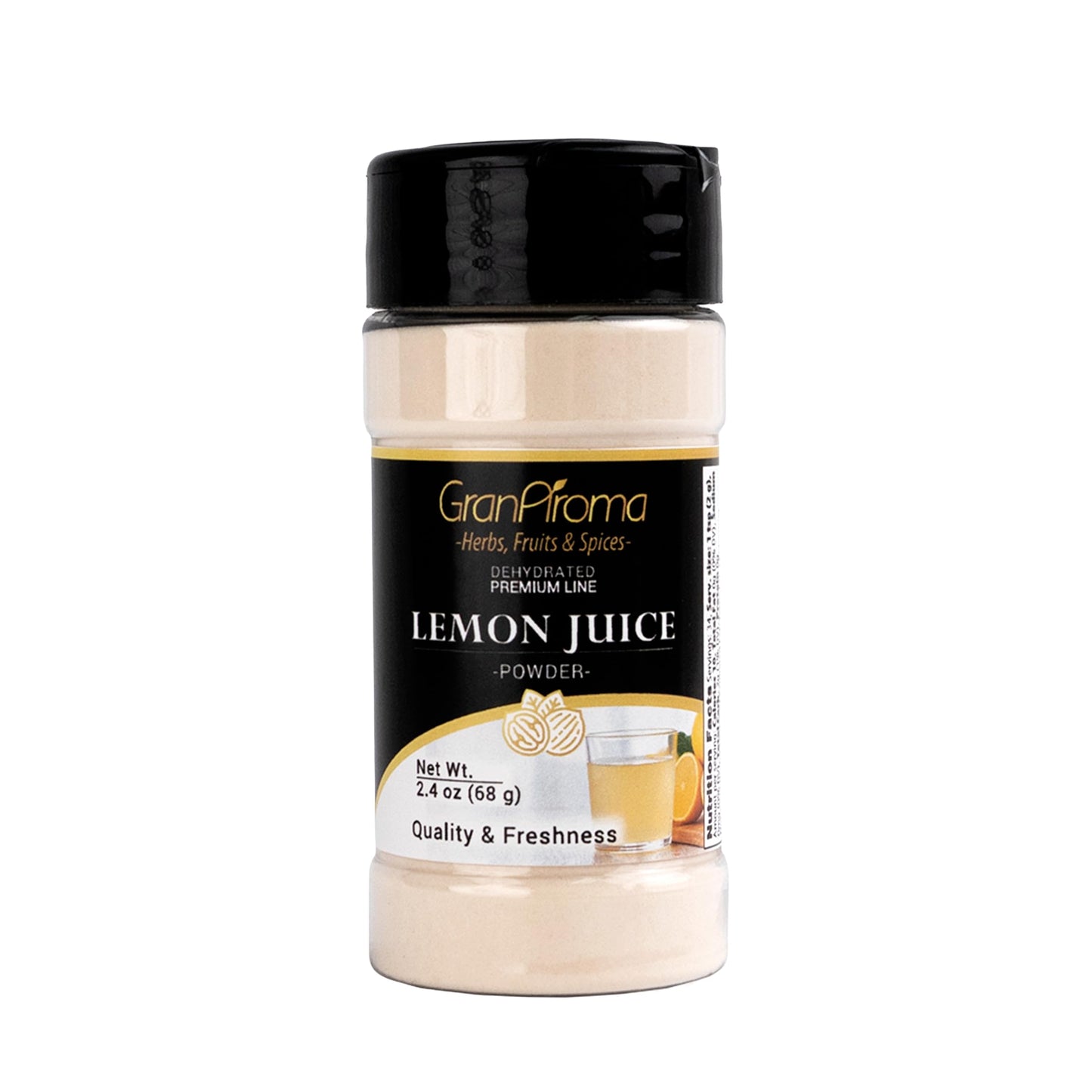 GranAroma Lemon Juice Powder, Tart Flavor, Drinks, Flavoring (2.4 Ounce)