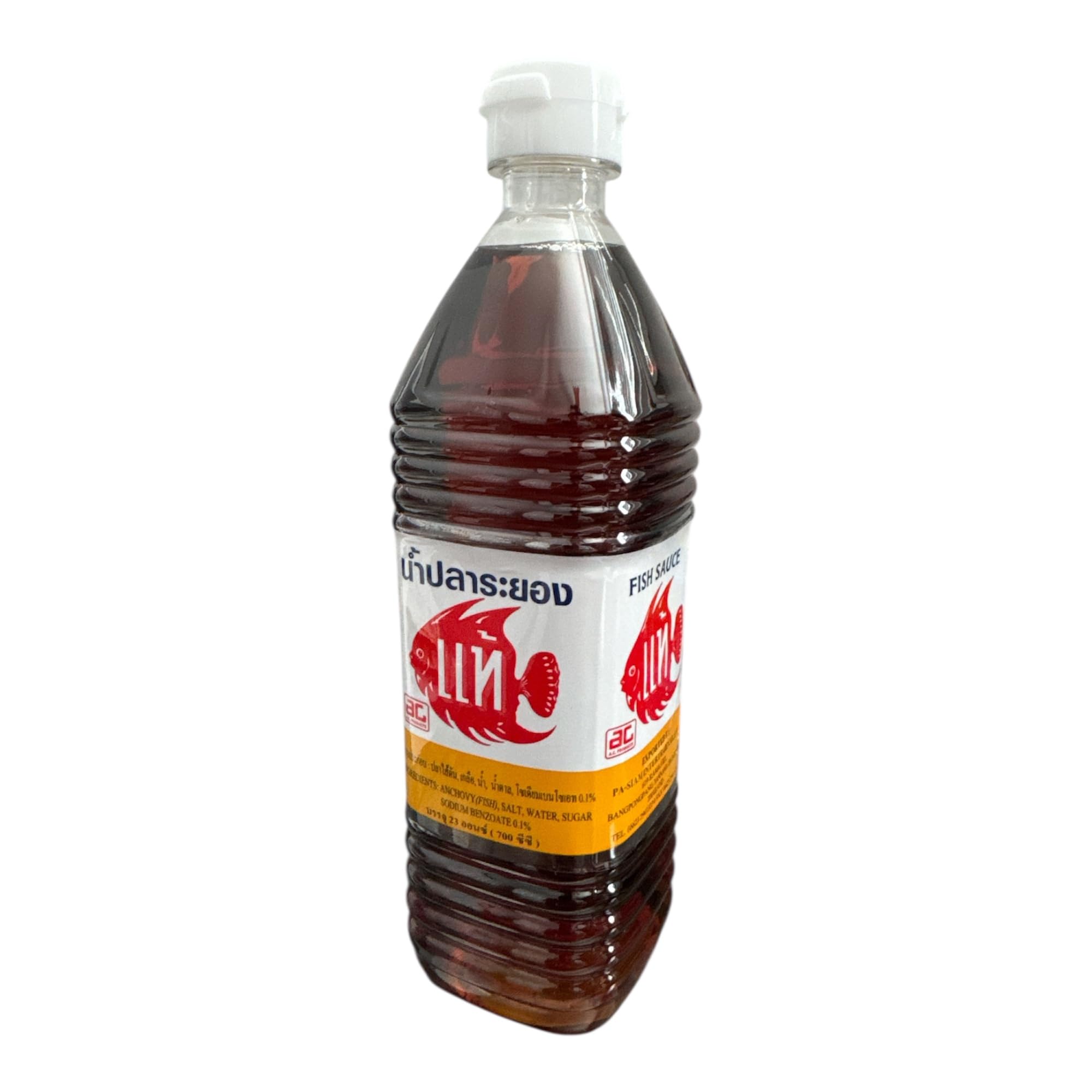 AquaNation Thai Fish Sauce (??????), Authentic Nuoc Mam from Thailand, Traditional Umami Rich Flavor, Ideal for Cooking, Dipping, and Marinades, 23 fl