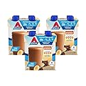 Atkins Chocolate Banana Protein Shake, 15g Protein, 5g Net Carbs, 1g Sugar, Low Carb, High Protein Shake, Banana Breakfast Protein Shake, 4 Pack (11
