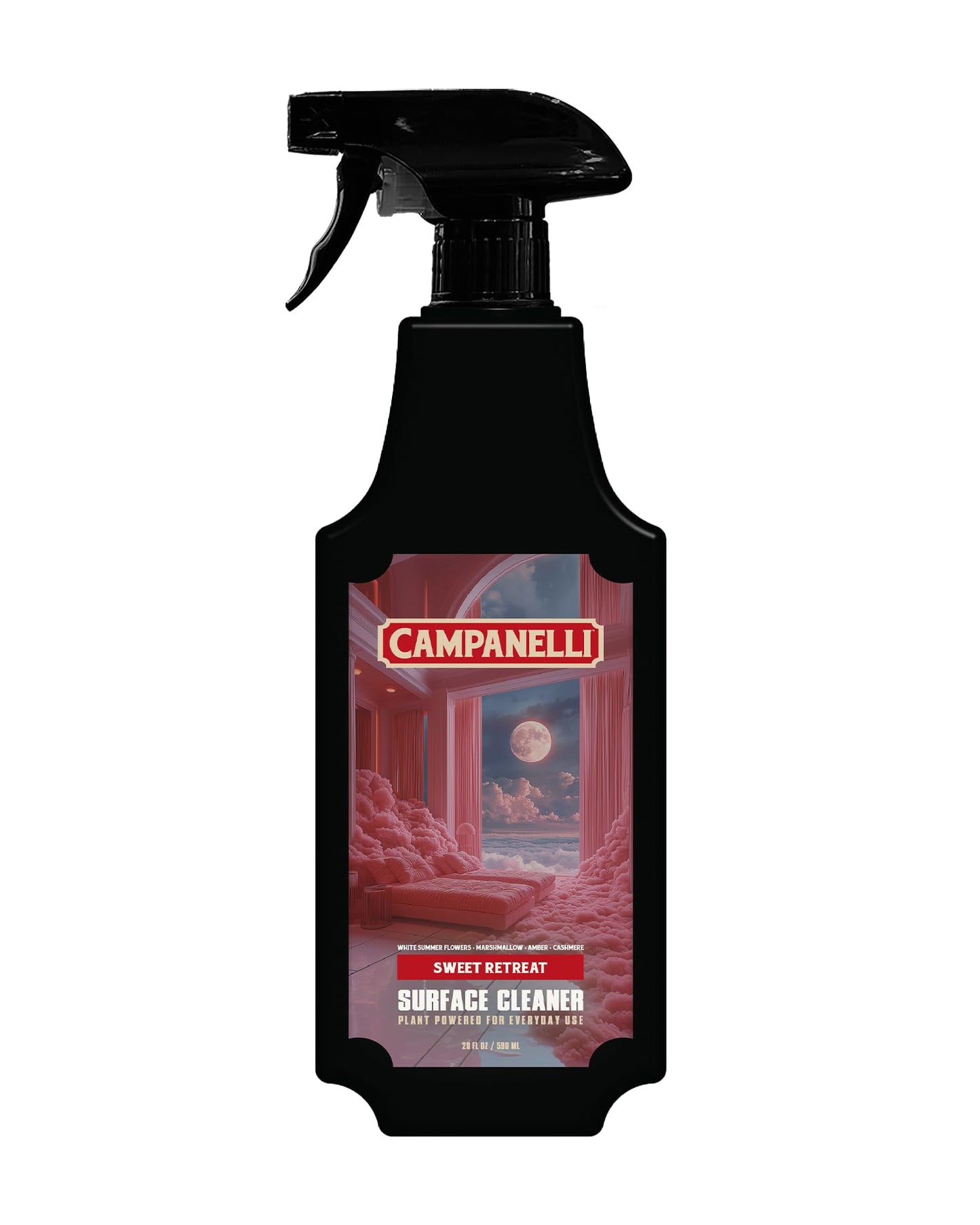 CAMPANELLI Multi-Surface Cleaner Spray - All Purpose Cleaning Spray, 20 oz, Sweet Retreat