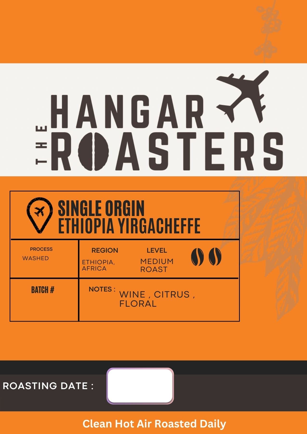 Single Origin Ethiopian Yirgacheffe (Ground)